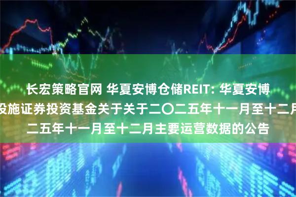 长宏策略官网 华夏安博仓储REIT: 华夏安博仓储物流封闭式基础设施证券投资基金关于关于二〇二五年十一月至十二月主要运营数据的公告